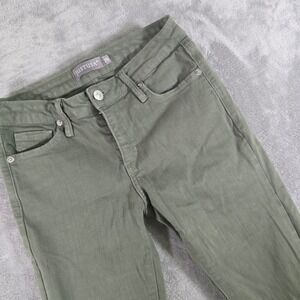 Just‎ USA Olive Green Skinny Jeans Stretch Casual Pants Size 25